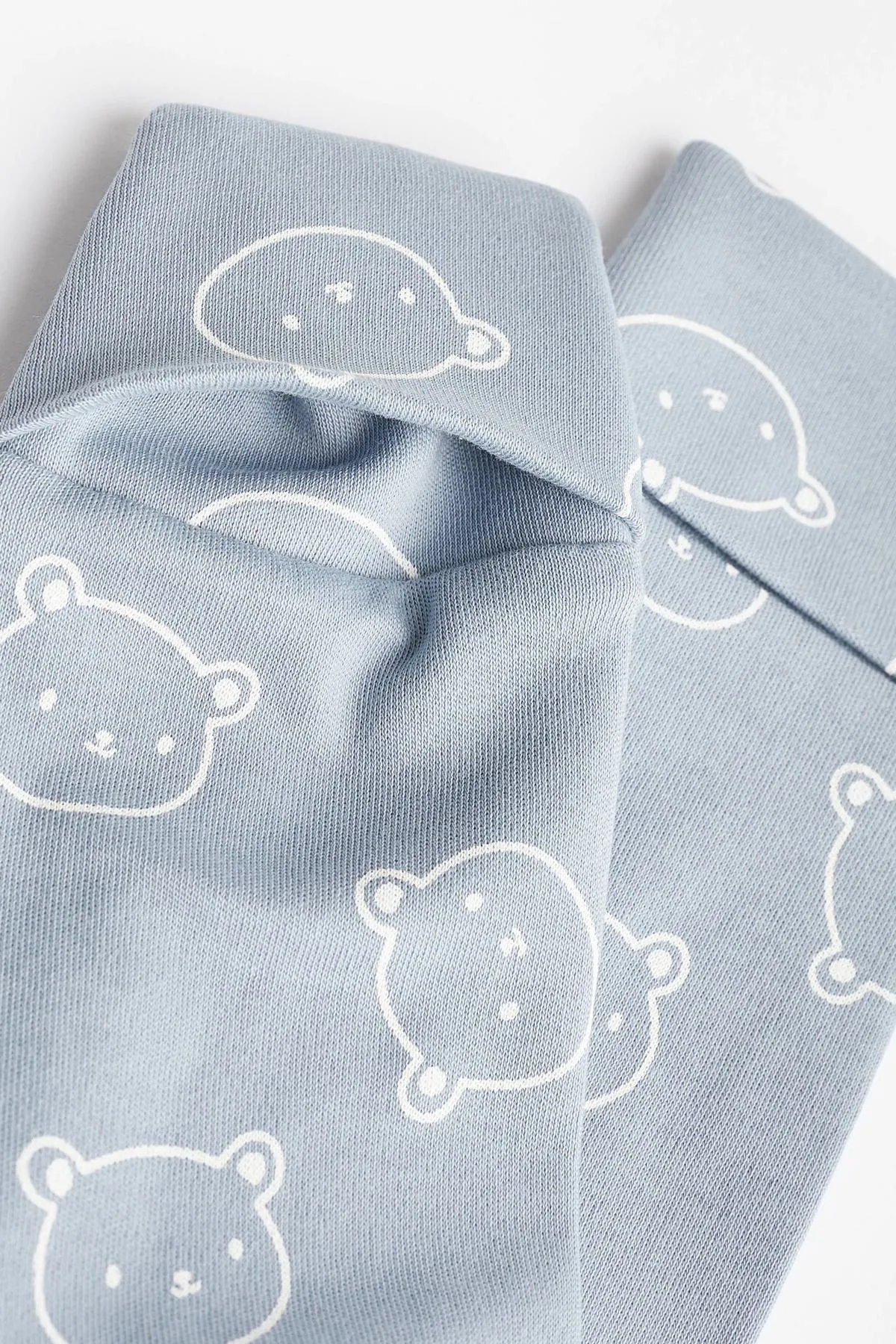 Blue 3 Pack Cotton Baby Sleepsuits
