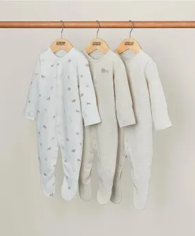 Born Wild Sleepsuits (Set of 3)